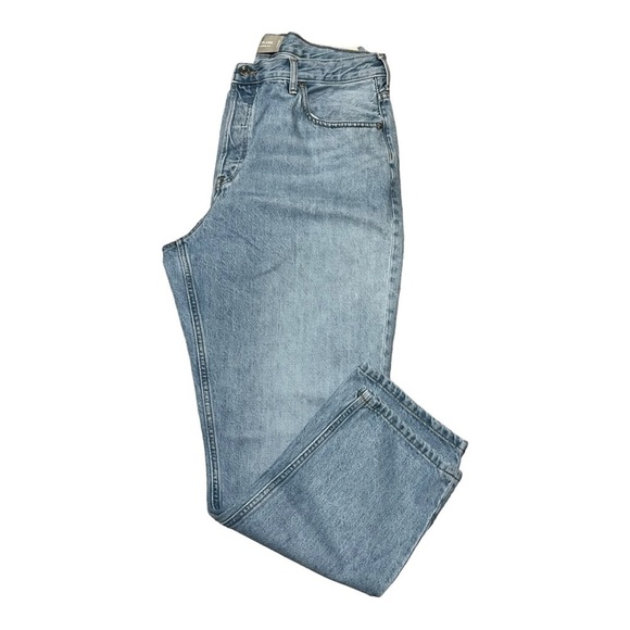 Everlane 90’s Cheeky Super High Rise Straight Leg Jean 32R Retro Butt Booster - Picture 5 of 13